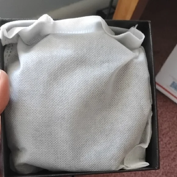 Belt with Brown Leather And Silver Buckle - Picture 2 of 3